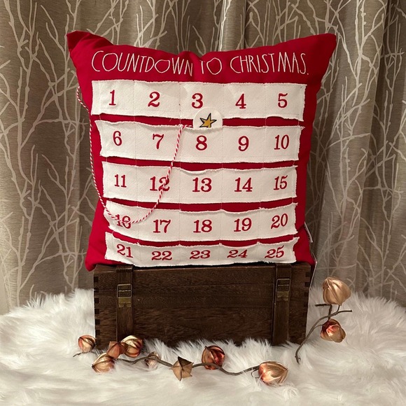 RAE DUNN FARMHOUSE HOME DECOR XMAS CHRISTMAS HOLIDAY ADVENT CALENDAR SANTA BABY - Picture 1 of 6